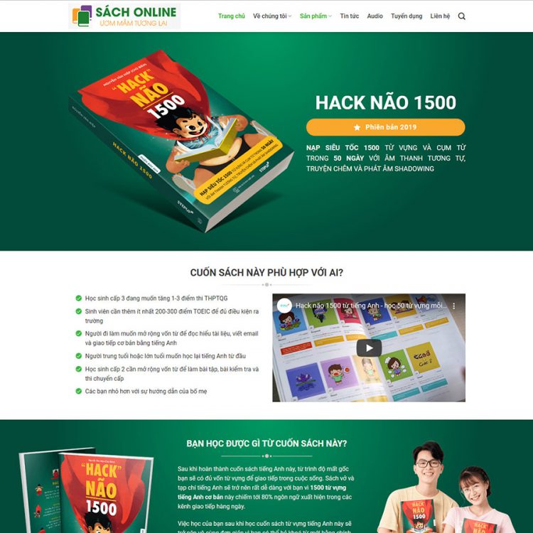 Theme wordpress flatsome trung tâm anh ngữ