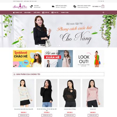 theme wordpress thời trang